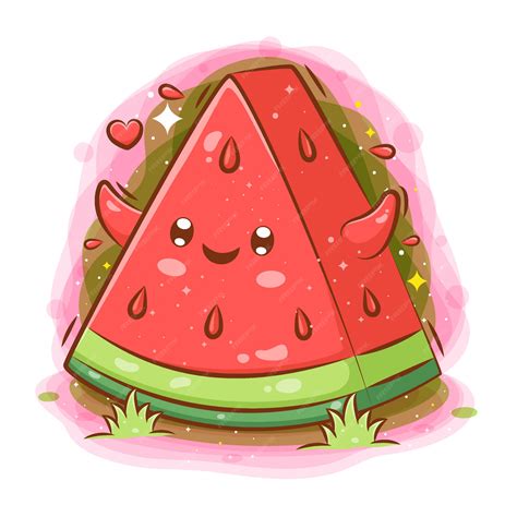 cute kawaii watermelon